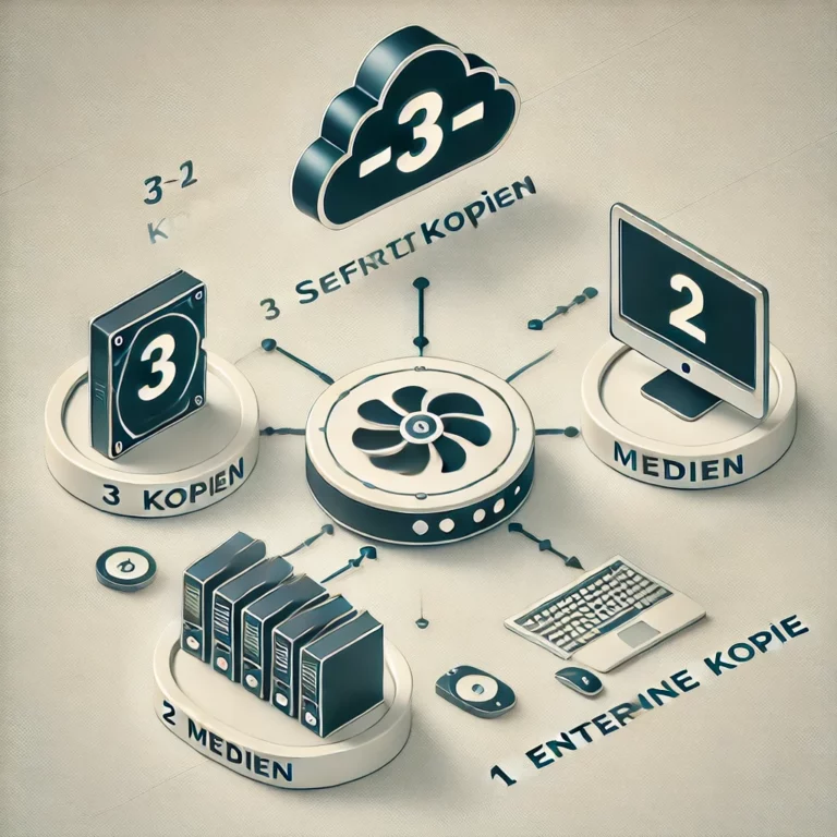 System-Backups: Die 3-2-1-Backup-Regel